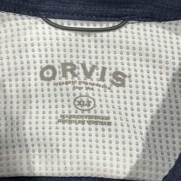 Orvis Fly Fishing Men Lightweight Shirt Outdoor Pocket Hike Camp Button XLT TALL - Picture 5 of 9